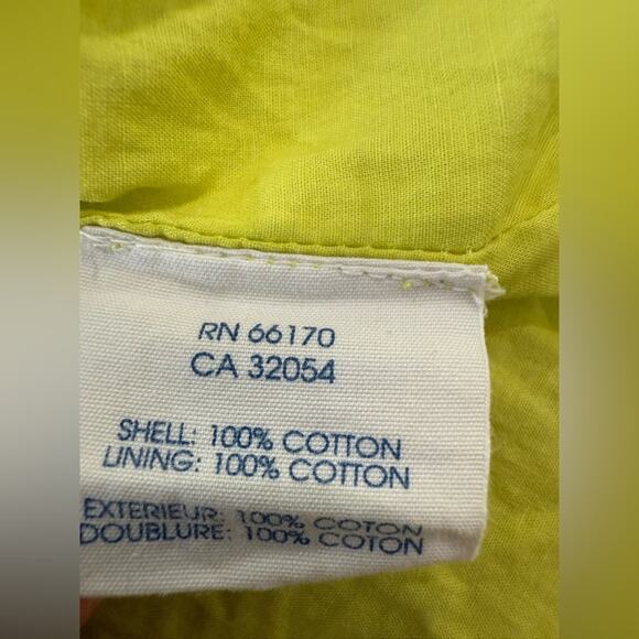 Anthropologie Edme & Esyllte Boho Yellow Gauzy Shift Tank Dress Size Small - Picture 8 of 10